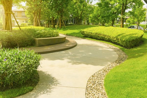 Cement Walkway Installation in Pensacola