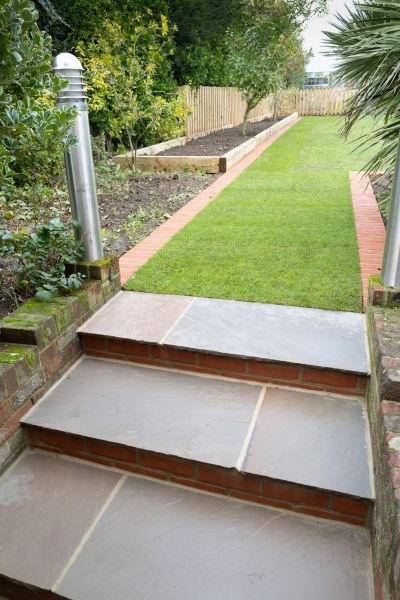 Backyard Steps Installation in Pensacola