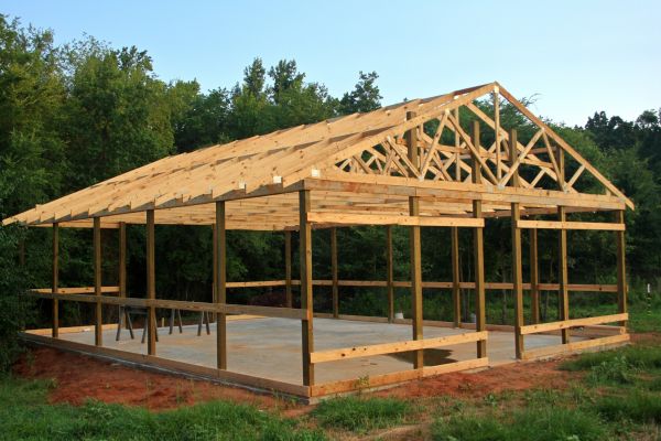 Barn Pad Installation in Pensacola