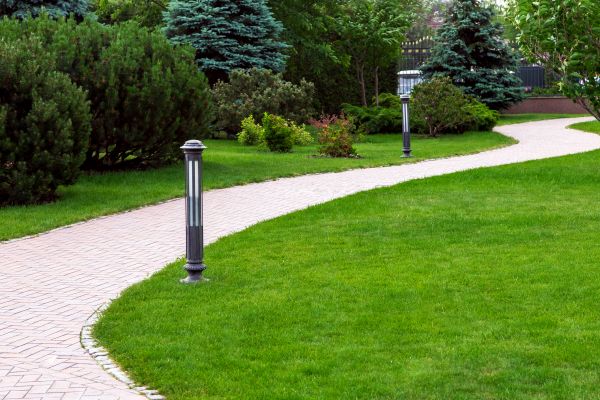 Backyard Sidewalk Installation in Pensacola