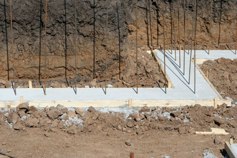 Cement Footing Installation